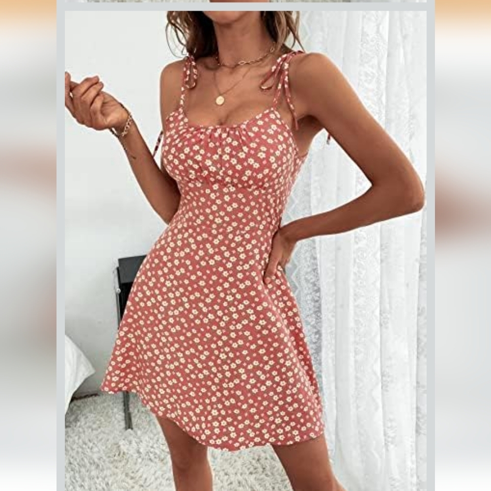 SHEIN Floral Print Sundress